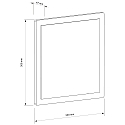 Deko-Light LED Au�enwandleuchte VOLANTIS, 16W 3000K 120�, IP65, dunkelgrau
