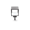Deko-Light Outdoor LED sensor-wall luminaire LACERTAE, IP54, 10W 3000K 440lm 120�, alu diecast, dark grey