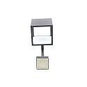 Deko-Light Outdoor LED sensor-wall luminaire LACERTAE, IP54, 10W 3000K 440lm 120�, alu diecast, dark grey