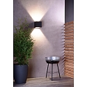 Deko-Light LED Au�enwandleuchte JABBAH UP&DOWN, IP65, 220-240V AC, Multi-Power, 25W 3000K 1850lm 2x 75�, asymmetrisch, Graphitgrau