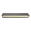 Deko-Light Wandaufbauleuchte LINEAR II DOUBLE, 220-240V AC/50-60Hz, 14W, basaltgrau