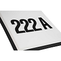 Deko-Light LED Au�enwandleuchte / Hausnummern-Leuchte CASA, mit Sensor, IP54, 3W 3000/4000K, schaltbar, tiefschwarz