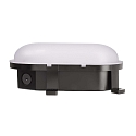 Deko-Light damp-proof luminaire SOTANO IP54 oval, CCT Switch, impact resistant, switchable, multipower IP54, black 