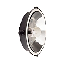 Deko-Light wall and ceiling luminaire SOTANO RETRO round E27 IP44, black dimmable