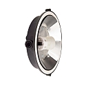 Deko-Light wall and ceiling luminaire SOTANO RETRO round E27 IP44, black dimmable