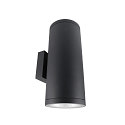 LED Fassadenstrahler SHORELINE PRO ROUND 140 UP&DOWN, IP65 IK08, 54W 3000/4000K 5600lm 36�, CRi >90, dimmbar, dunkelgrau