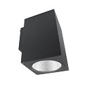 LED Fassadenstrahler SHORELINE PRO SQUARE 140 DOWN, IP65 IK08, 33W 3000/4000K 3400lm 36�, CRi >90, dimmbar, dunkelgrau