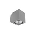 facade spotlight PRO SQUARE 100 DOWN 1 flame, square, CCT Switch IP65, light grey dimmable