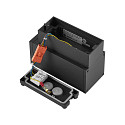 Deko-Light LED Fassadenstrahler SHORELINE PRO SQUARE 70 DOWN, IP65 IK08, 6W 3000/4000K 550lm 30�, CRi >90, dimmbar, dunkelgrau