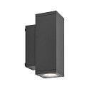 Deko-Light LED Fassadenstrahler SHORELINE PRO SQUARE 70 UP&DOWN, IP65 IK08, 7.5W 3000/4000K 780lm 30�, CRi >90, UGR<19, dimmbar