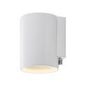 Deko-Light outdoor wall luminaire CAN OUTDOOR UP OR DOWN 1 flame, cylindrical, rigid GU10 IP65, white
