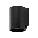 Deko-Light outdoor wall luminaire CAN OUTDOOR UP OR DOWN 1 flame, cylindrical, rigid GU10 IP65, black