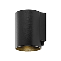 Deko-Light outdoor wall luminaire CAN OUTDOOR UP OR DOWN 1 flame, cylindrical, rigid GU10 IP65, black
