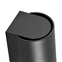 Deko-Light outdoor wall luminaire CAN OUTDOOR UP OR DOWN 1 flame, cylindrical, rigid GU10 IP65, black