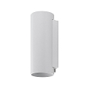 Deko-Light outdoor wall luminaire CAN OUTDOOR UP & DOWN up / down, 2 flames, cylindrical, rigid GU10 IP65, white