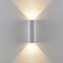 Deko-Light outdoor wall luminaire CAN OUTDOOR UP & DOWN up / down, 2 flames, cylindrical, rigid GU10 IP65, white