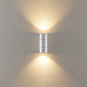 Deko-Light facade spotlight ACHERNAR UP & DOWN 2 flames, cylindrical, with lamp socket GU10 IP65, white