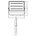 Deko-Light LED Flutlichtstrahler BRACHIUM, 75�, 80W, 4000K, 8400lm, IP65/IP44, schwarz