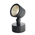 Deko-Light Outdoor LED spot COLT 15W COB, IP65, 3000K 1090lm 1825cd 40�, die-cast aluminum, black grey / opal