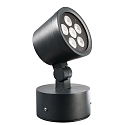 Outdoor LED Strahler COLT SMD RGBW, 24V DC, dimmbar, Schwarzgrau, 16W RGB + 5500K 950lm 20�