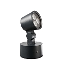 Outdoor LED Strahler COLT SMD RGBW, 24V DC, dimmbar, Schwarzgrau, 8W RGB + 3000K 389lm 20�