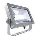 Outdoor LED Flutlichtstrahler FLOOD SMD 15, IP44 IK08, mit 120cm IP-Steckerkabel, neigbar, 15W 3000K 1800lm 100�, silber