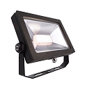 Outdoor LED Flutlichtstrahler FLOOD SMD 30, IP65 IK08, mit 120cm IP-Steckerkabel, neigbar, 30W 3000K 3600lm 100�, schwarz