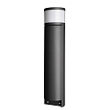 Outdoor Steckdosen-Turm ARAWAN, IP44, 2-fach, 220-240V, Alu-Druckguss, mit LED Beleuchtung, 4.8W 3000K 150lm