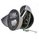 Outdoor Steckdosen-Turm ARAWAN, IP44, 2-fach, 220-240V, Alu-Druckguss, mit LED Beleuchtung, 4.8W 3000K 150lm