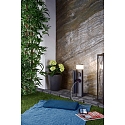 Outdoor Steckdosen-Turm ARAWAN, IP44, 2-fach, 220-240V, Alu-Druckguss, mit LED Beleuchtung, 4.8W 3000K 150lm