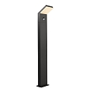 LED Pollerleuchte TUCANAE MOTION, IP54, mit Sensor, 100cm, 18W 3000K 1650lm 110�, dunkelgrau