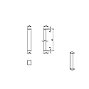 Deko-Light LED Pollerleuchte LERNA 1000, 100cm, 50/100�, 7,4W 3000/4000K, 237/256lm, IP65 IK06, Alu-Druckguss, dunkelgrau