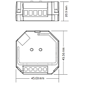 Deko-Light Kompakter Hochvolt-Dimmer DALI-/Push-Steuerung, Triac-Dimm-Ausgang, IP20, 100-240V, 400W
