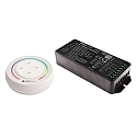 LED-Dimmer RF-SMART, Starter-Set, RGB/W/CCT, 12-48V, 20A, inkl. Fernbedienung, IP20, schwarz / wei�