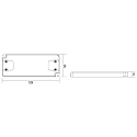 Deko-Light LED Netzger�t FLAT, CV, UT24V/20W, IP20, schaltbar, schwarz / grau