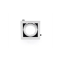 Deko-Light Accessories for MODULAR SYSTEM COB gimbal frame, LxWxH: 140x140x43 mm, matt white