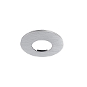 Accessories for COB 68 FIRE RATED cover, round, 4 mm, brushed silver