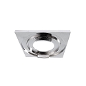 Deko-Light Zubeh�r f�r COB 68 FIRE RATED Abdeckung, eckig, 8.3 x 8.3cm, Silber geb�rstet