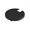 Abdeckung K�hlk�rper f�r Serie UNI II, � 8.2cm, Kunststoff, schwarz