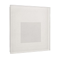 Cover SQUARE for recessed LED wall luminaire ALWAID, misty, white