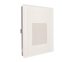 Deko-Light Cover SQUARE for recessed LED wall luminaire ALWAID, misty, white