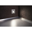 Deko-Light Cover SQUARE for recessed LED wall luminaire ALWAID, grey