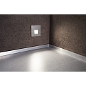 Deko-Light Cover SQUARE for recessed LED wall luminaire ALWAID, grey