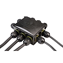 Deko-Light Outdoor Multi 10-fach-Verteiler f�r 2-10 Kabel 4-14 mm, 0.5-4 mm�, max. 450V AC/24A