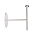 Zubeh�r f�r LED-Magnetleuchte MIRAM � Wandhalter, B/H: 8.5cm/9.6cm, Aufbauversion, magnetisch, mechanisch, wei�