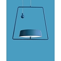 Deko-Light Zubeh�r f�r LED-Magnetleuchte MIRAM - mobiles Pendel-Set, B/H: 20.5cm/18.5cm, 2m Drahtseil + Gegengewicht, magnetisch, blau