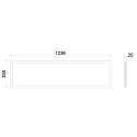 Deko-Light Einbaurahmen f�r LED PANEL 300x1200mm, wei�