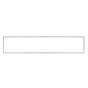 Zubeh�r f�r LED Einlege-Panel 150 x 30cm - Einbaurahmen, verkehrswei� RAL 9016