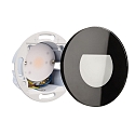 Deko-Light cover ALWAID 2 - MILKY round, deep black