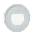 cover ALWAID 2 - MILKY round, white aluminum